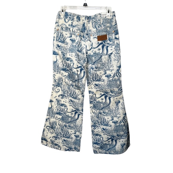 Women’s Nautical Print NWT Wanderer Flare Jeans - Picture 6 of 9